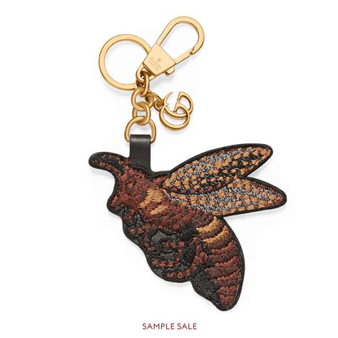 gucci bee-shaped key chain|Shop: Gucci bee keychain .